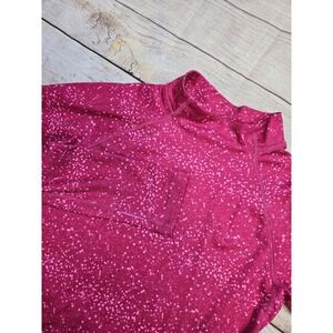 Nike Pro Fitted Dri-Fit Athletic Long Sleeve Top,‎ Girl's Size Large Pink